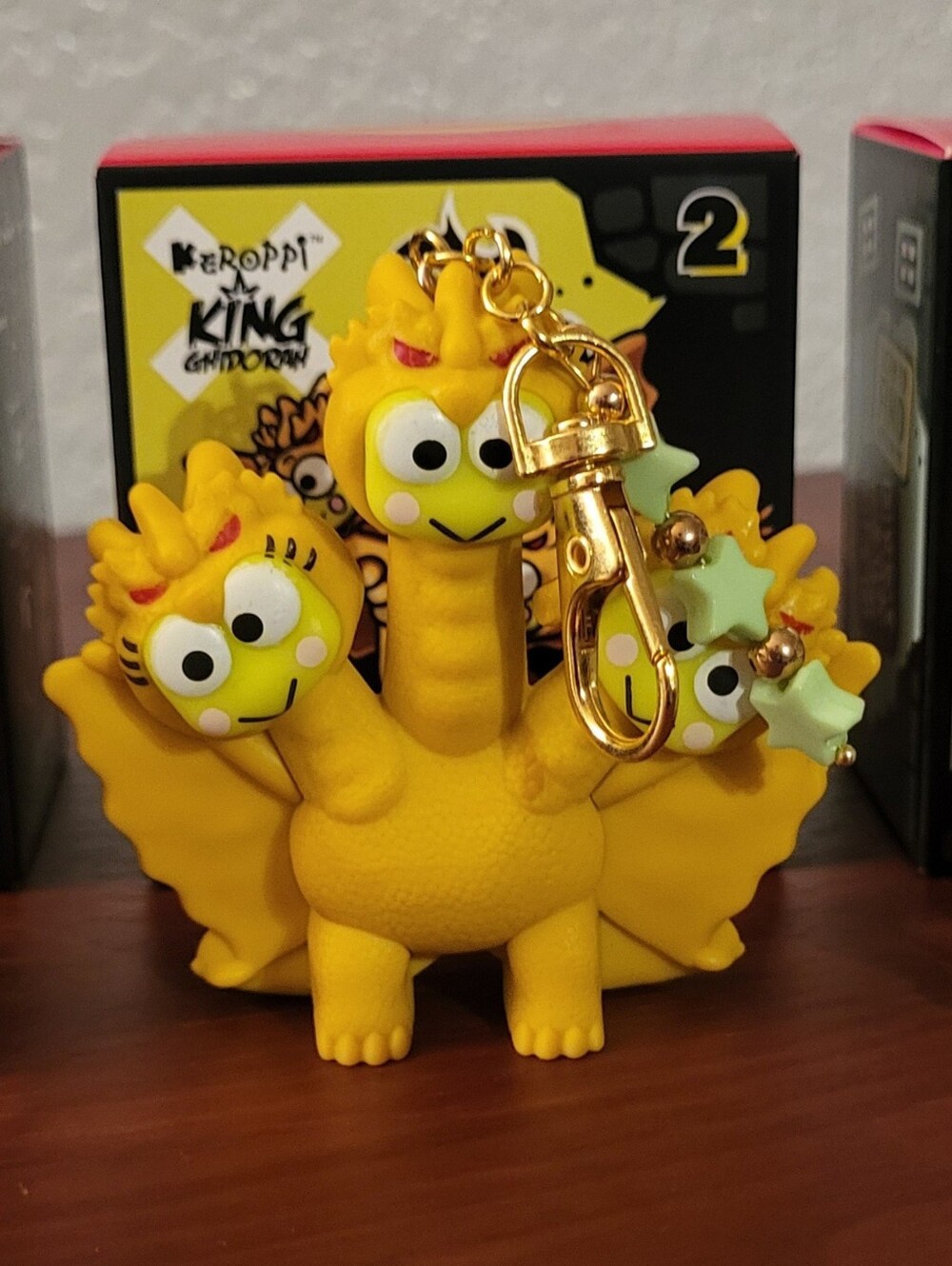 Keromi x King Ghidorah Homemade Keychain McDonald's Hello Kitty X Godzilla Promo